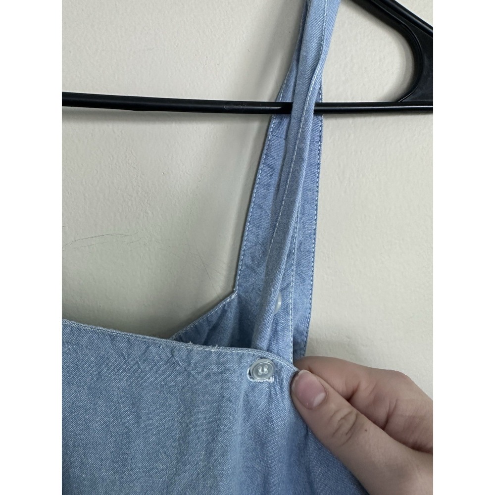Vintage Prairie Cottagecore Western Denim Circle Skirt Dress SMALL/MEDIUM - Picture 9 of 16